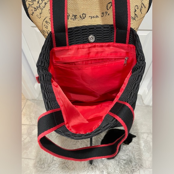 Alan Stuart Nebraska Cornhuskers Black and Red Mesh Tote - Picture 7 of 12